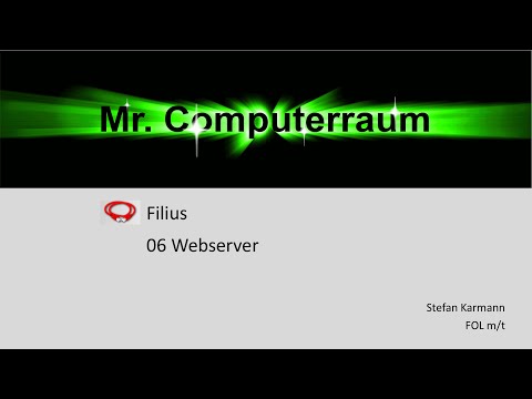 06 Filius - Webserver einrichten