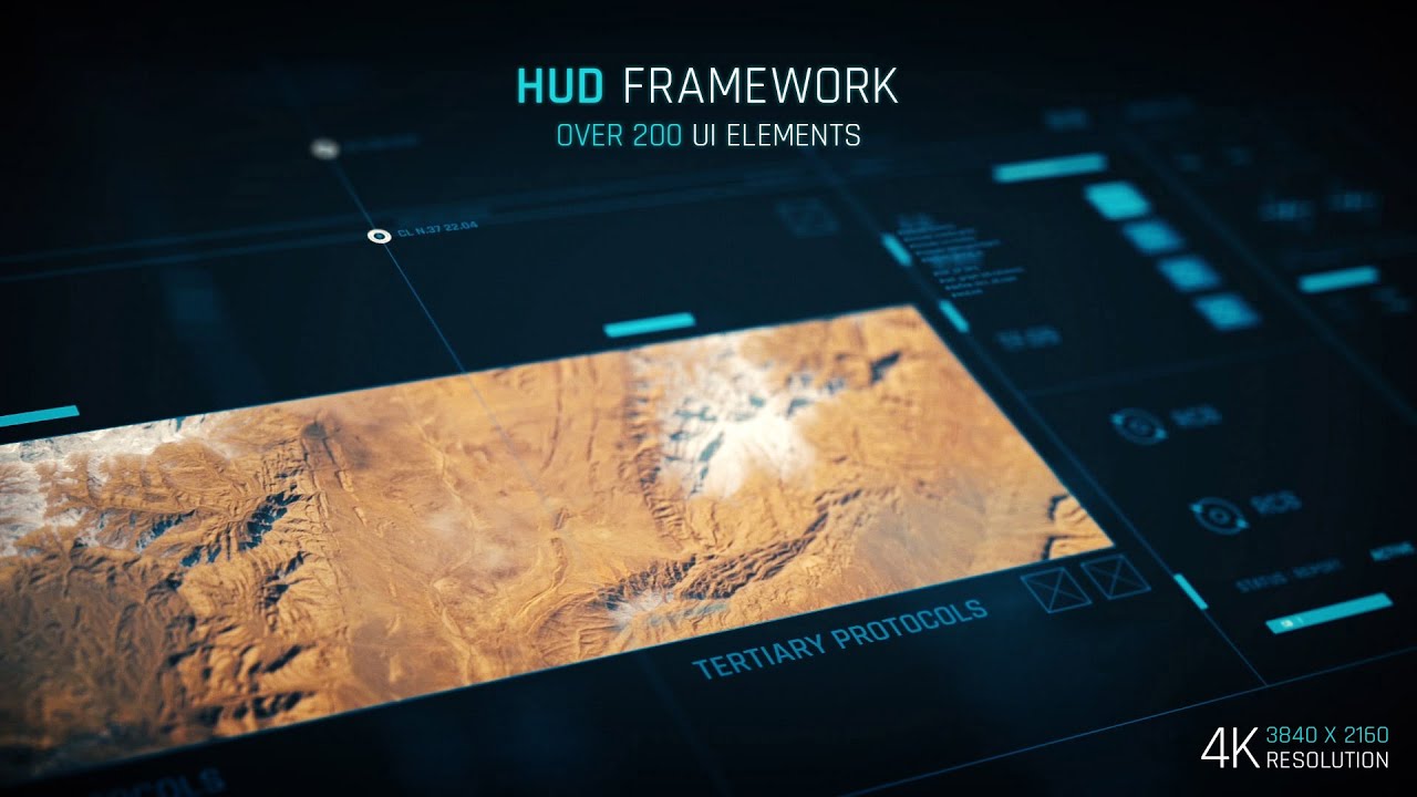 HUD Framework - After Effects Motion Graphics Template
