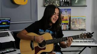 Today I Saw the Whole World Pierce the Veil Acoustic Cover- Valentina Olson