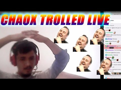 CHAOX GETS ROASTED LIVE : [[Are you a worthless piece of sh*t that no one cares about?]] SAVAGE!