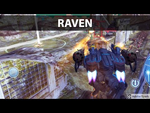 War Robots Test Server 3.8: New Robot Raven | Raven Gameplay