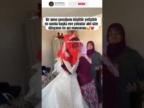 Acı manzara#gelin #gelindamat #gelinlik #kurti #kurdish #duygusal #veda #ayrılık #drama #anne #mom