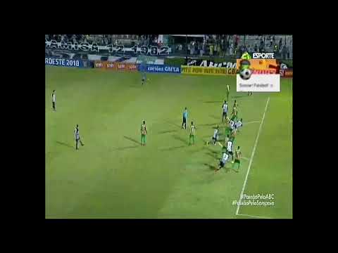 Gol de Erivelton ABC 1 x 1 SAMPAIO CORREA