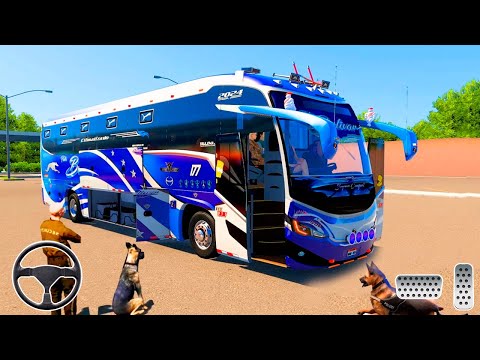 Offroad Euro Bus Driving Games - Offroad Coach Bus Uphill Drive 2024 - Android GamePlay