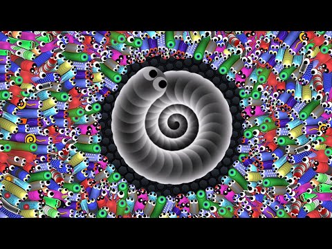 Slither.io Small A.I. Snakes vs Giant Hacker l Epic Slitherio Moments