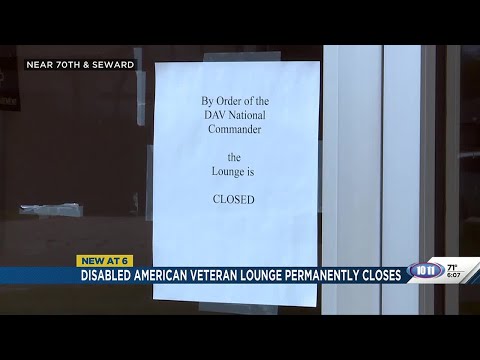 DAV lounge in Lincoln closes permanently after losing $150,000 in two years