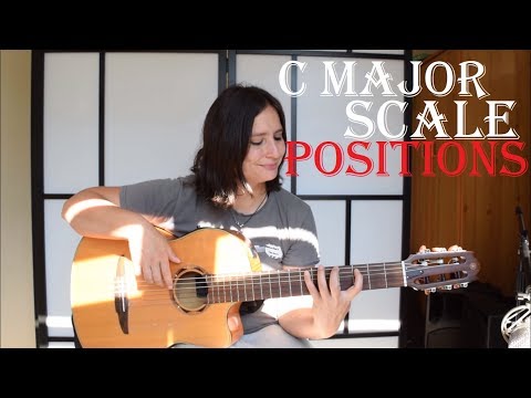 First and second position of C major scale with picado (with TAB) #picadochallenge