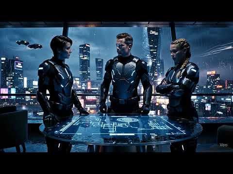 VEO 3, Video AI | Polska | Polska w klimacie cyberpunkowym