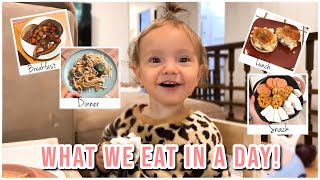 WHAT WE EAT IN A DAY! mom + baby