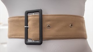 How to make a FABRIC BELT WITH BUCKLE