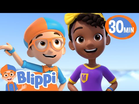 Blippi and Meekah Dive Deep: A Road Trip Under the Sea! Blippi and Meekah Podcast