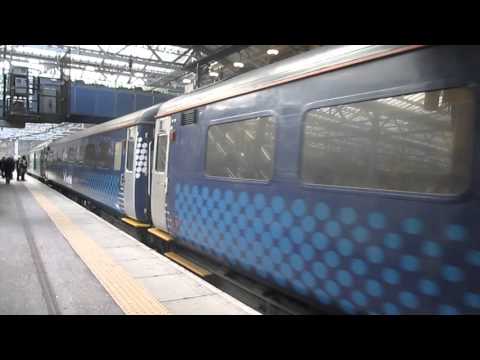 DRS 68017 powering away from Edinburgh Waverley on the 2L69 to Cardenden 06/04/16