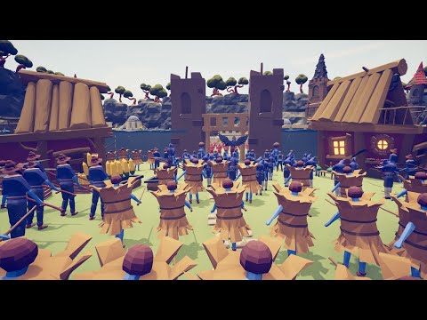 TRIBAL ARMY DEFEND THE VILLAGE - TABS - Totally Accurate Battle Simulator