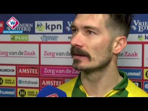 Reactie ADO Den Haag-speler Edouard Duplan na het duel tegen FC Utrecht