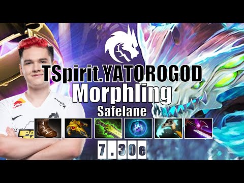 Morphling Safelane | TSpirit.YATOROGOD | CARRY GOD EZ MORPHLING BUILD | 7.30e Gameplay Highlights