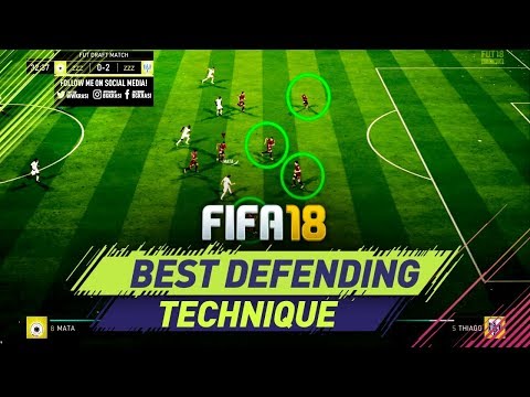 LEARN ONE SIMPLE DEFENDING TRICK & TAKE YOUR DEFENSIVE SKILLS TO THE NEXT LEVEL - FIFA 18 TUTORIAL