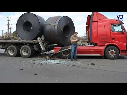 Dangerous Idiots Fastest Truck & Heavy Equipment Fails | Extreme Oversized Truck Transport #10