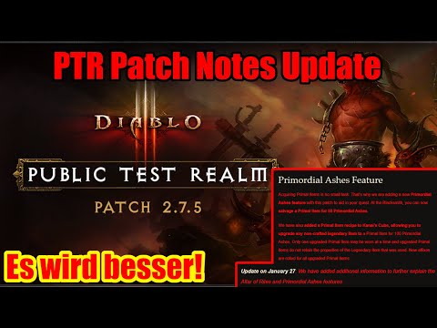 Diablo 3 | PTR Patch Notes Update | Es wird besser!