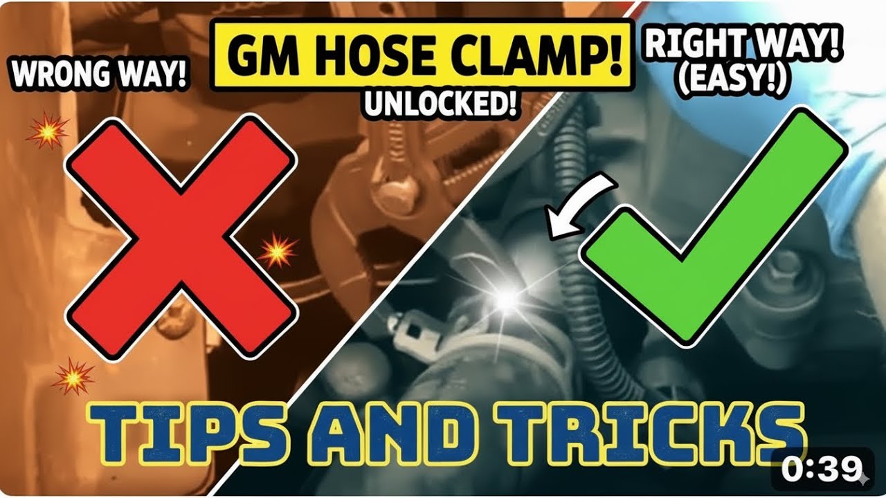 General Motors Locking Hose Clamp Tip #Shorts