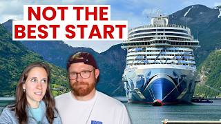 Boarding NCL Prima before heading to Norway & Iceland