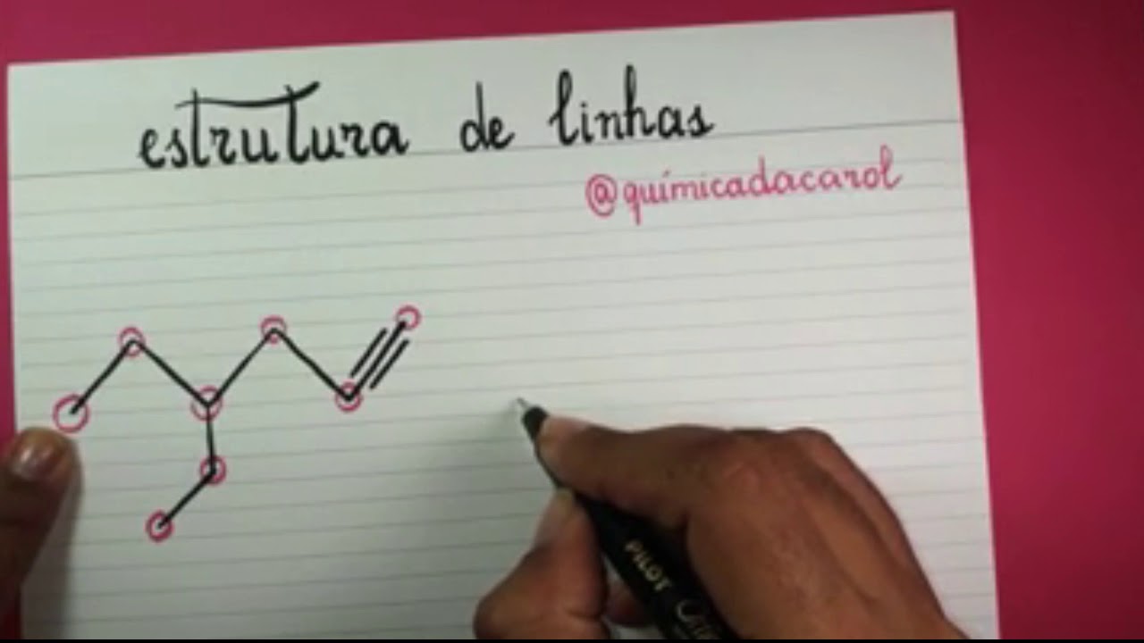 Química Orgânica - ESTRUTURA DE LINHAS E FÓRMULA ESTRUTURAL