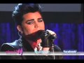 Adam Lambert performs "Music Again" at the ...