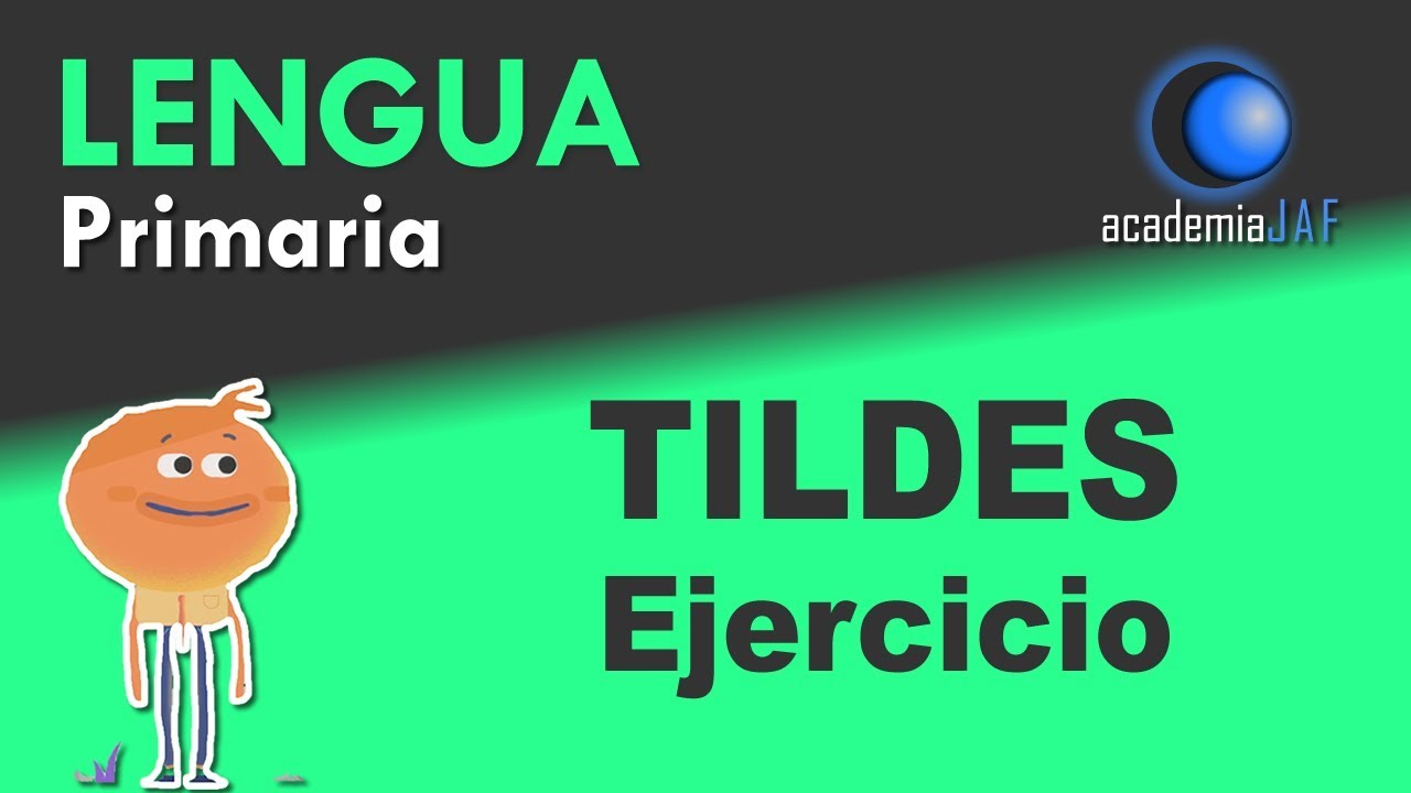 Ejercicio de acentuación y tildes de palabras en español