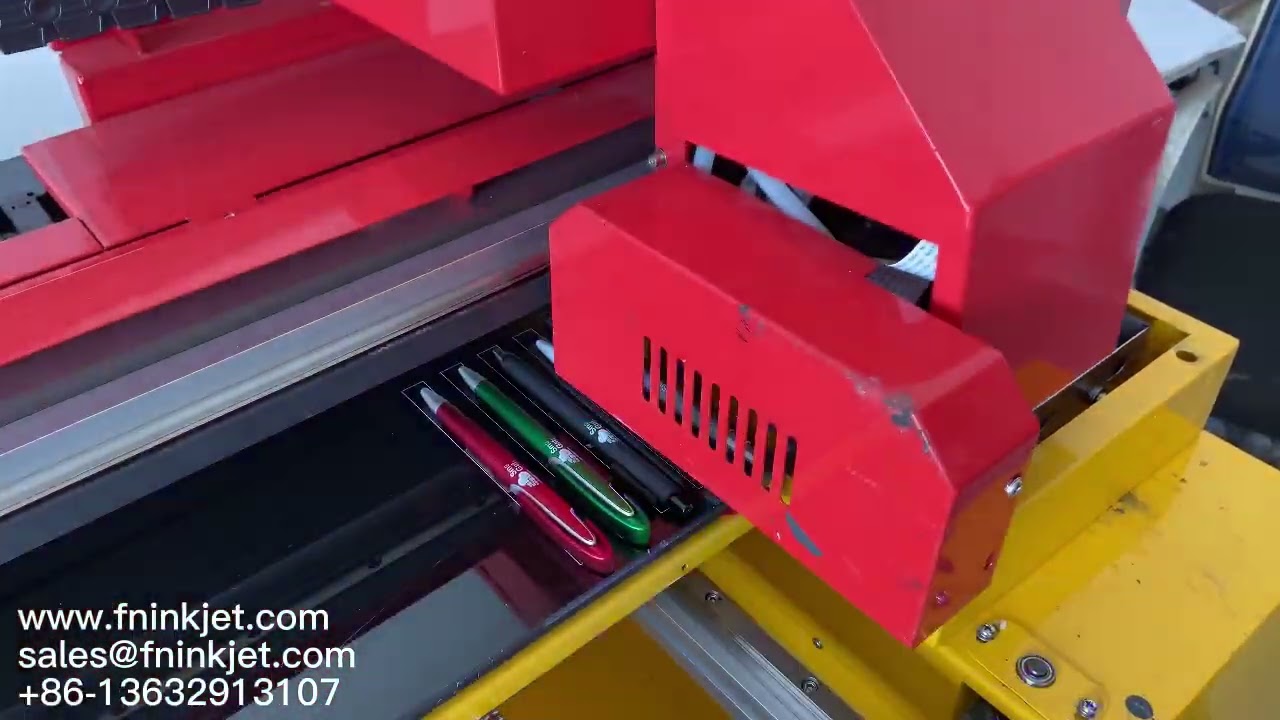 Pen printing flatbed uv printer