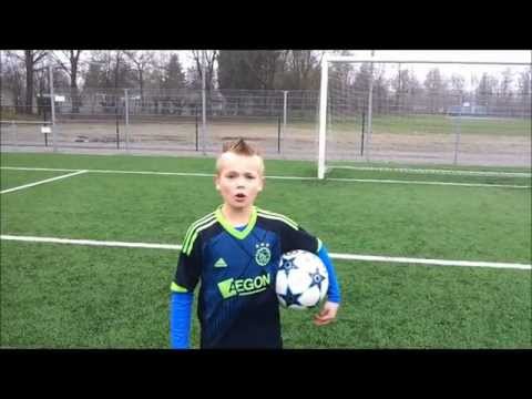 Aaron van Leer Great Soccer Trickshots 11 Years Old at Groen Wit 62 Apeldoorn