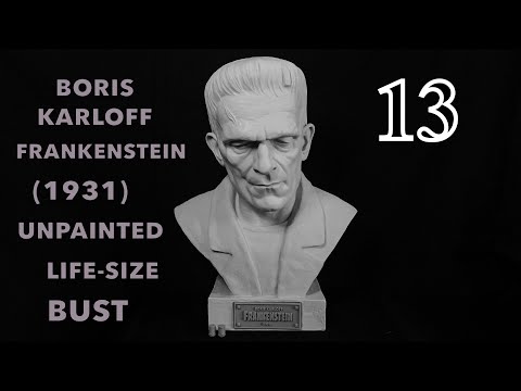 StannArts Boris Karloff Frankenstein (1931) Unpainted Life-size Bust Review
