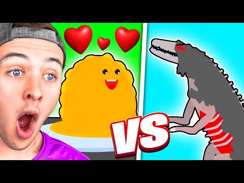 Reacting to TICKLE MONSTER vs HARD TO DESTROY REPTILE! (SCP)