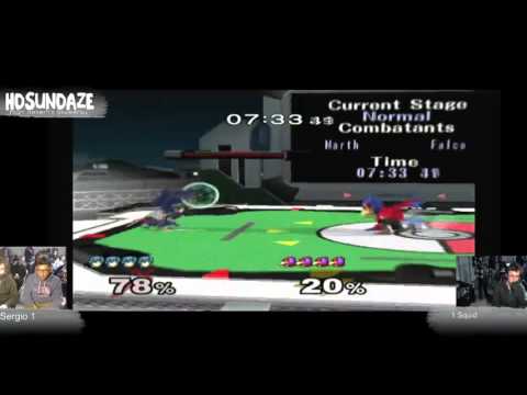 Squid [Falco] vs Sergio [Marth] - HD Sundaze Vol. 4