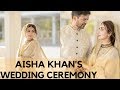 Famous Pakistani Actress Aisha Khan S Wedding Ceremony Aisha Khan And Major Uqbah