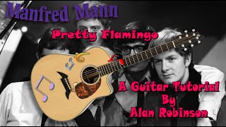 Pretty Flamingo - Manfred Mann - Acoustic Guitar Tutorial (Ft. my son Jason on drums & Bass) (easy)