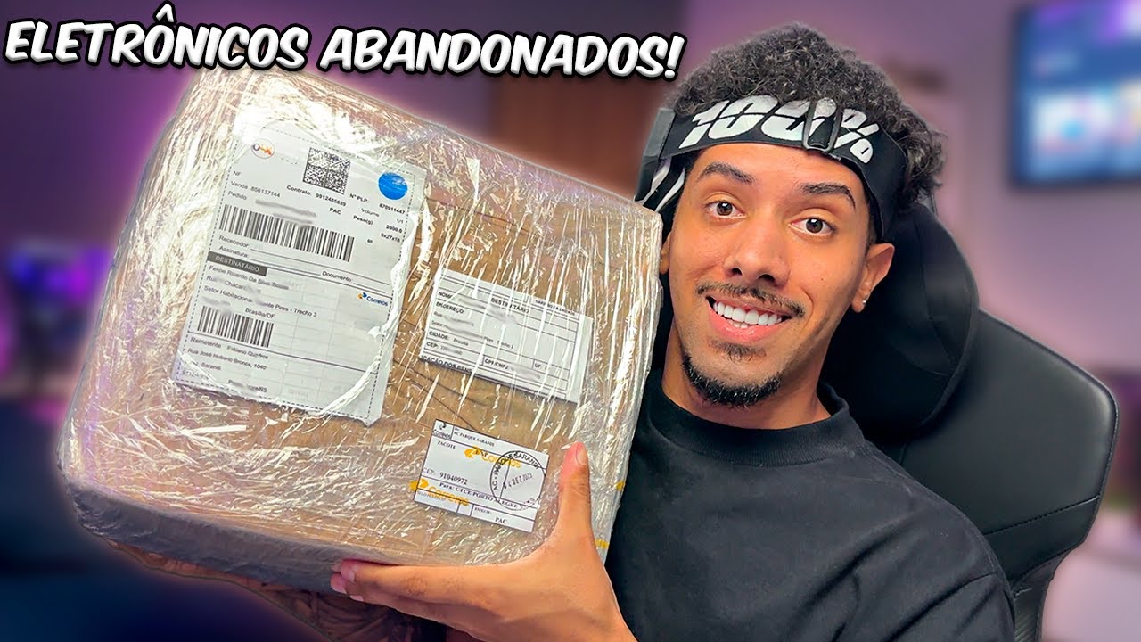 COMPREI UM LOTE DE ELETRÔNICOS ABANDONADOS E ME DEI BEM! 🤩