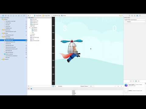 Work in progress: Spritekitgame in Xcode - App for iOS