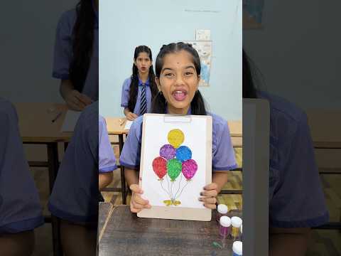 Balloon drawing challenge 🎈🎈🌈 part-2 #drawing #art #trending #foryou #youtubeshorts ￼