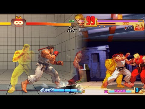 SF4 combos in SF3 are not real, they can't hurt you [see description]
