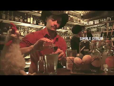 FAIR  Cocktail Competition 2018: Mark making his "FAIR. Dinkum"