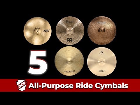 5 Great All-Purpose Ride Cymbals