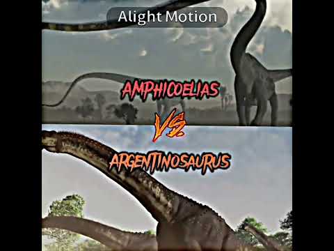 アンフィコエリアス フラギリムス (2010 年の偉業) VS アルゼンチノサウルス フインキュレンシス#討論 #ショートパンツ #古生物学