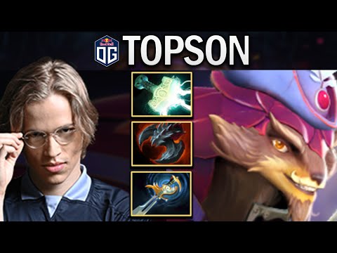 OG.TOPSON PANGOLIER WITH MJOLNIR-ECHO SABER - DOTA 2 7.30 GAMEPLAY