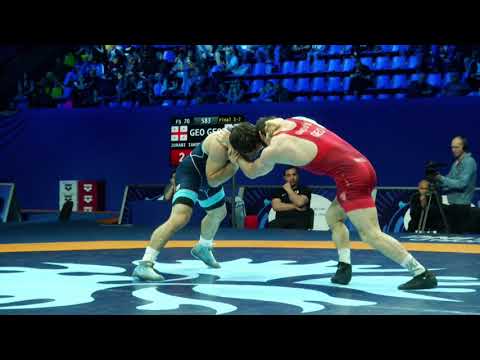Final 1/2   FS   70 kg ZURABI IAKOBISHVILI (GEO) MALAKOEVI RAMAZAN (GEO)