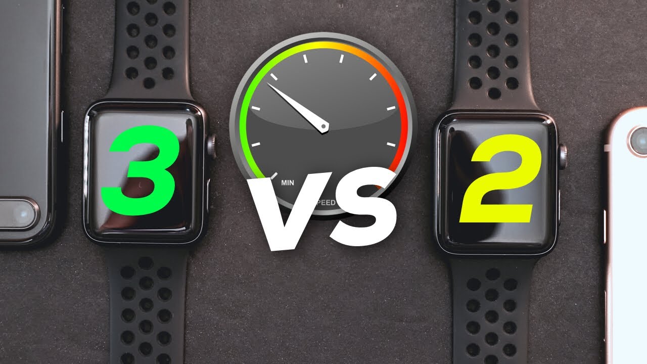 Apple Watch Series 2 vs Series 3 Speed Test!