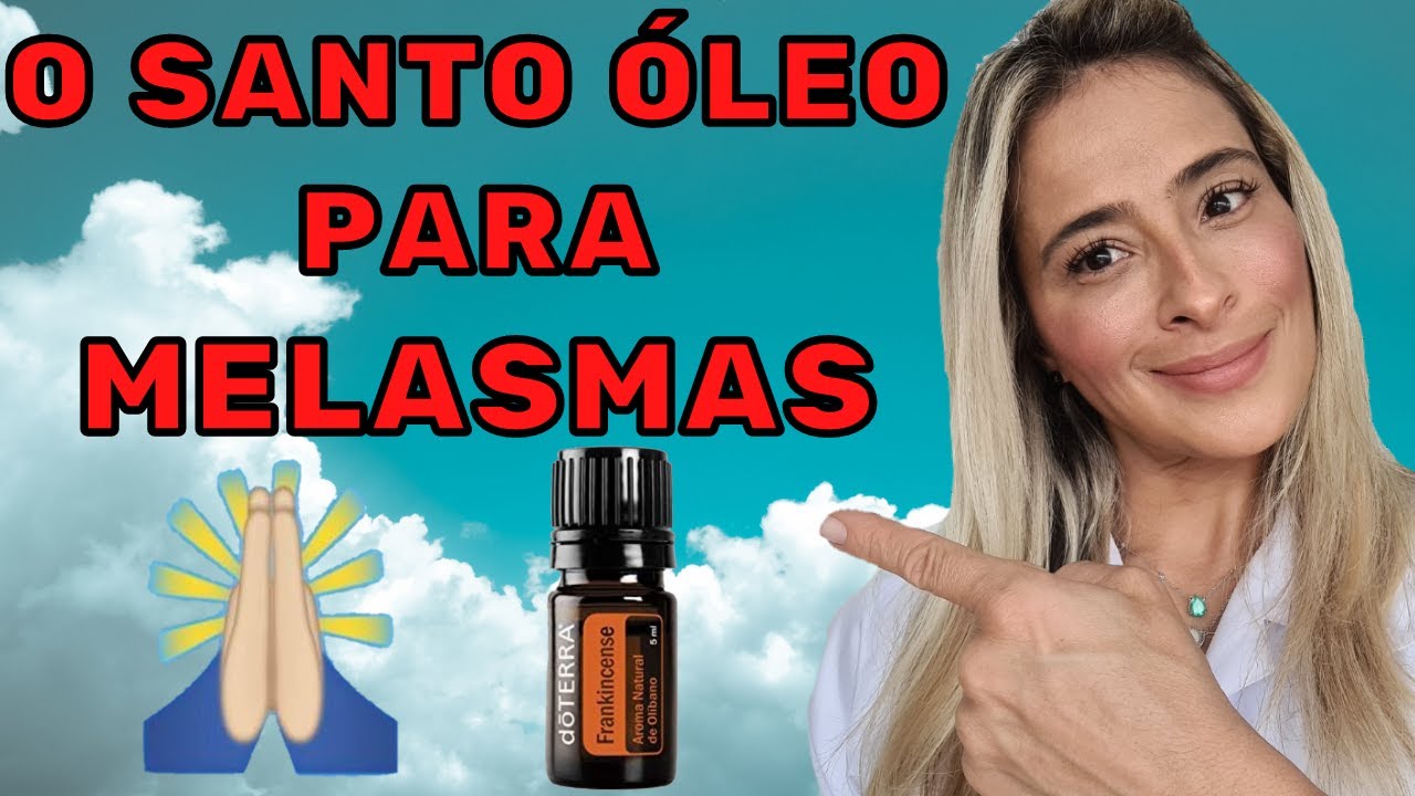 ÓLEO ESSENCIAL DE OLÍBANO (FRANKINCENSE)  TRATE MELASMAS COM O ÓLEO DE JESUS!