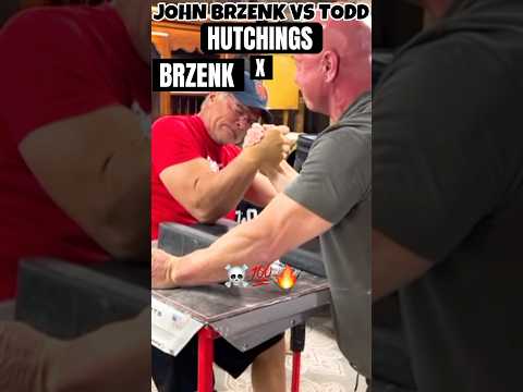 John Brzenk vs Todd Hutchings! Intense Armwrestling Challenge! 🔥 #armwrestling #johnbrzenk #brzenk