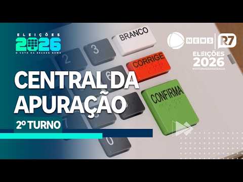AO VIVO - Eleições 2026 | Central da Apuração | 2º turno