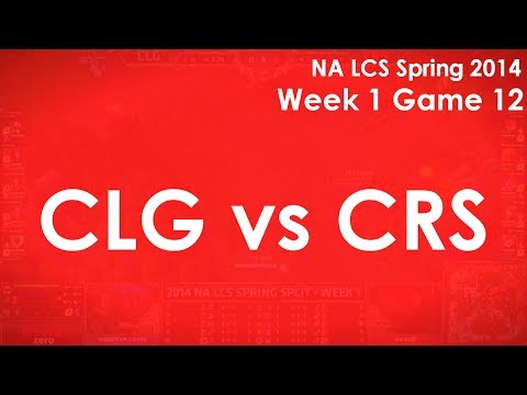 LCS Recap: CLG vs CRS - Week 1, Game 12 (NA Spring 2014)
