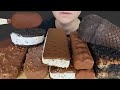 ASMR Chocolate Ice Cream Magnum Haagen Dazs Oreo Cone Cookie Sandwich Snickers Twix