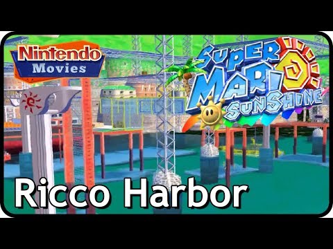 Super Mario Sunshine - Ricco Harbor (100% Walkthrough)